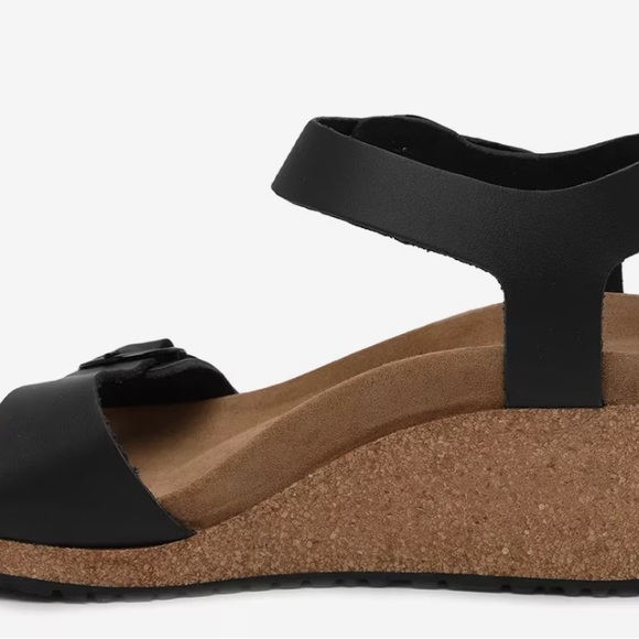 Papillio by Birkenstock Black Wedge Sandals - Picture 6 of 6